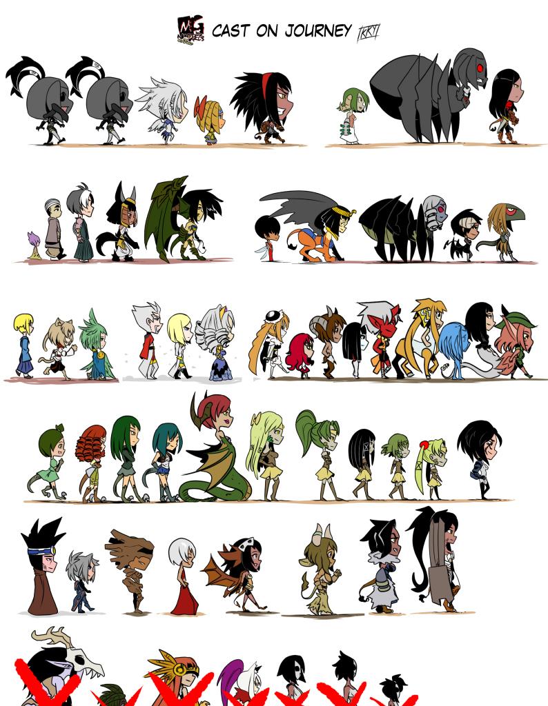 Monster girls on tour - Episode 353, Page 1: Page 353